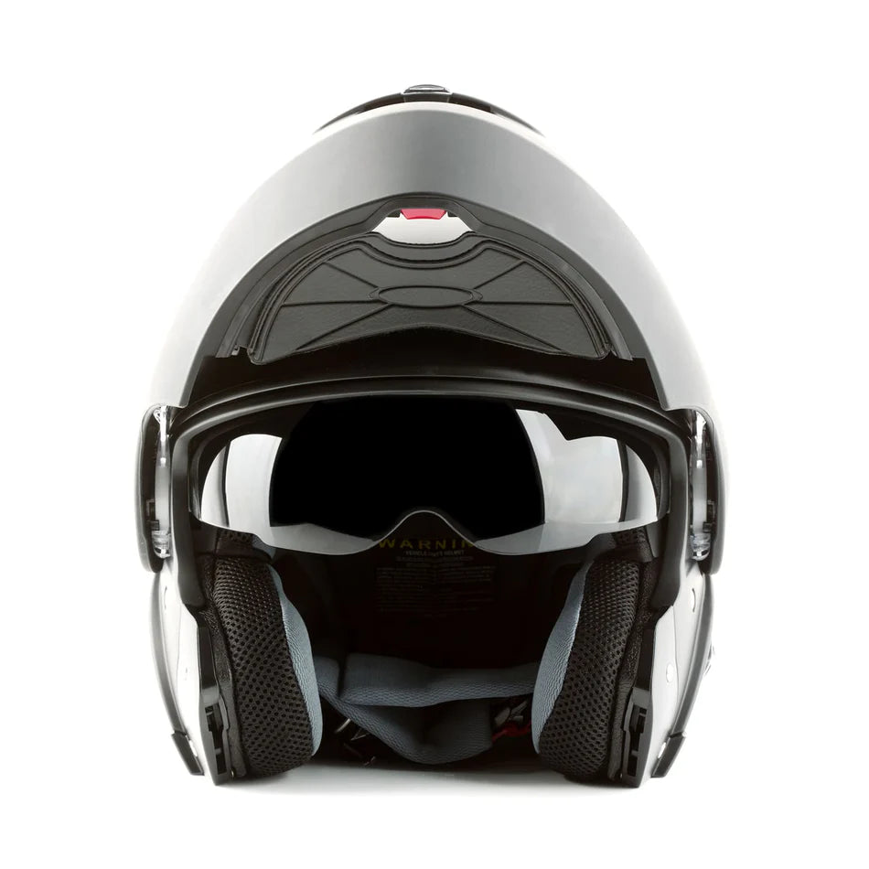 Drivor flip-up helmet matte black with tinted
